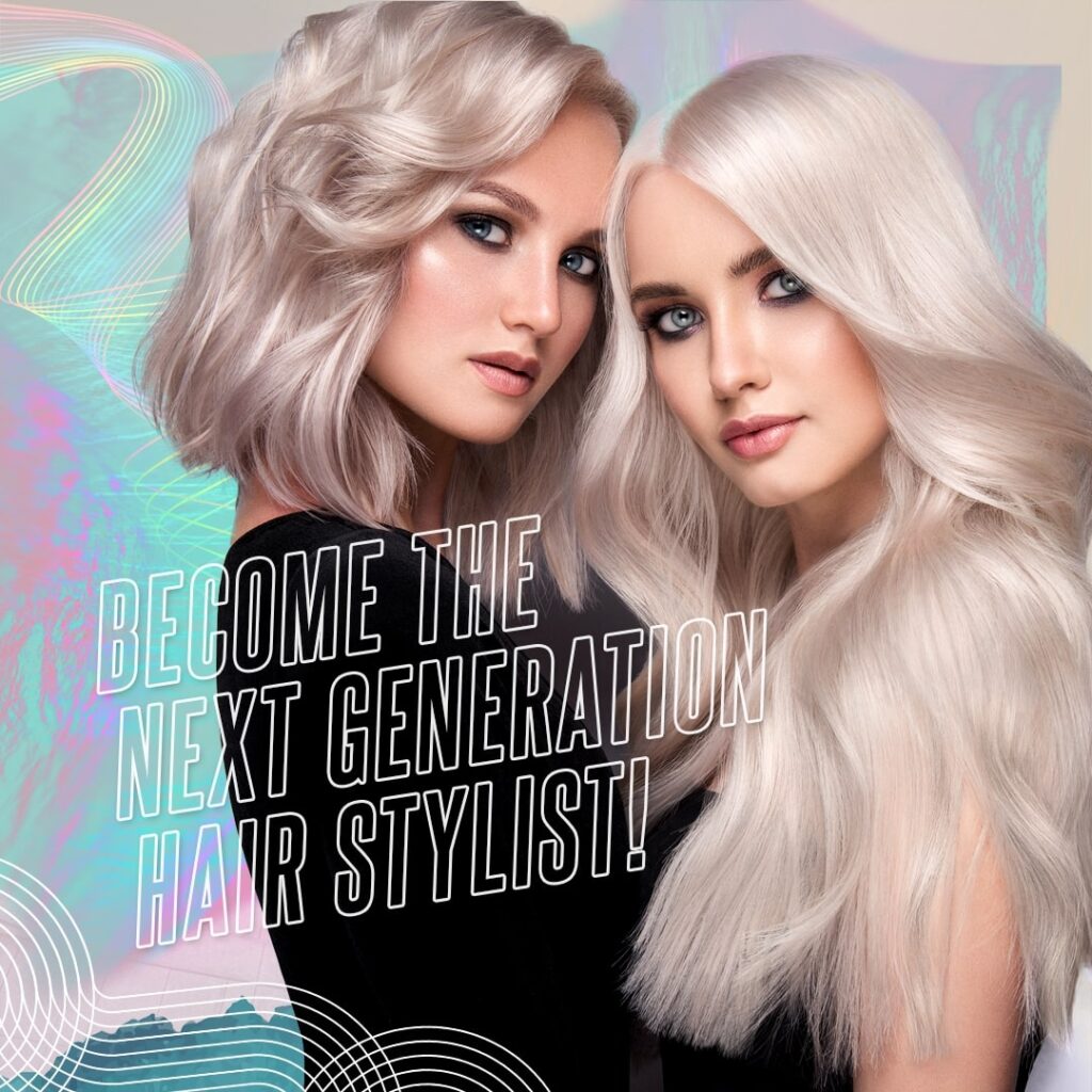 Two Beautiful Model Pose | Social Citizen Hairdressing Academy in Scottsdale, AZ